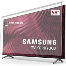 Best Ekran Samsung 58CU7100 Tv Ekran Koruyucu - Samsung 58" Inç 147 Ekran Koruyucu 58" CU7100