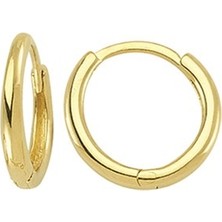 goldkupe 14 Ayar Sade Halka Altın Küpe 1,00 gr