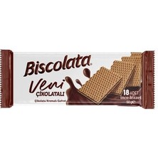 Biscolata Veni Çikolatalı Gofret 50 G  (  12  Adet  )