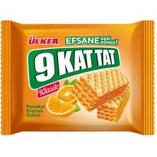 Ülker 9 Kat Tat Portakallı Gofret 39G  (  5  Adet  )