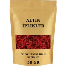 Altın İplikler Safran Hakiki Iran Safranı Süper Negin 50GR