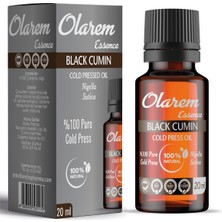 Olarem Essence Çörekotu Yağı Soğuk Sıkım, Doğal, Katkısız 20 ml