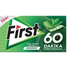 First 60 Dk Infinity Yeşil Nane Aromalı Sakız 27 gr