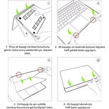 Microcase Macbook 2023 M2 Air 15 A2941 Shell Rubber Sert Kapak Kılıf - AL3372