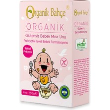 Organik Bahçe Organik Bebek Ek Gıda Alerjen Seti +6 Ay Glutensiz Mısır Unu Seti  3 Kutu  x 250 gr  750 gr