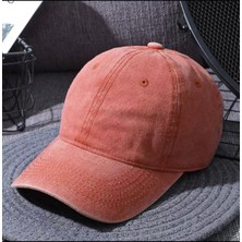 Unisex Yıkamalı Beyzbol Kep