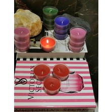 Iv Candles Citronella Sineksavar 12'li Kırmızı Kapsül Mum