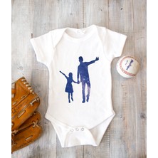 Tuğba Baby Kişiye Özel Baba Zıbın Body %100 Pamuk Babalar Günü Hediyesi