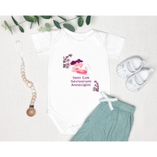 Tuğba Baby Anne Zıbın %100 Pamuk Body Anneler Günü Hediyesi Kişiye Özel Tasarlayabiliri