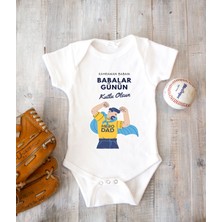 Tuğba Baby Kişiye Özel Baba Zıbın Body %100 Pamuk Babalar Günü Hediyesi