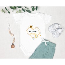 Tuğba Baby Isme Özel Isimli Baskı Yazılabilen %100 Pamuk Ablasının Balı Bebek Zıbın Bod