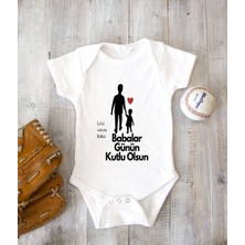 Tuğba Baby Kişiye Özel Baba Zıbın Body %100 Pamuk Babalar Günü Hediyesi