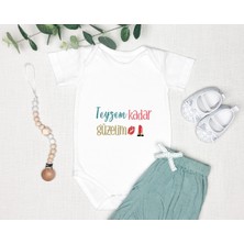 Tuğba Baby Kişiye Özel Isim Yazabiliri %100 Pamuklu Teyze Baskılı Bebek Zıbın Bod
