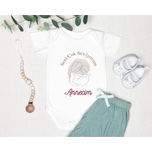 Tuğba Baby Anne Zıbın %100 Pamuk Body Anneler Günü Hediyesi Kişiye Özel Tasarlayabiliri