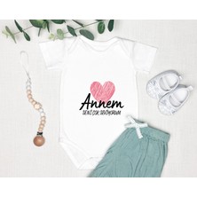 Tuğba Baby Anne Zıbın %100 Pamuk Body Anneler Günü Hediyesi Kişiye Özel Tasarlayabiliri