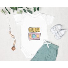 Tuğba Baby Kişiye Özel Isim Tasarlanabilen %100 Pamuklu Teyze Temalı Bebek Çıt Çıtlı Zıbın Bod