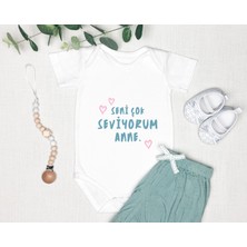 Tuğba Baby Anne Zıbın %100 Pamuk Body Anneler Günü Hediyesi Kişiye Özel Tasarlayabiliri