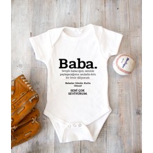 Tuğba Baby Kişiye Özel Baba Zıbın Body Pamuk Babalar Günü Hediyesi