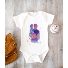 Tuğba Baby Kişiye Özel Baba Zıbın Body Pamuk Babalar Günü Hediyesi