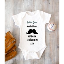 Tuğba Baby Kişiye Özel Baba Zıbın Body Pamuk Babalar Günü Hediyesi