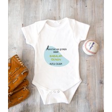Tuğba Baby Kişiye Özel Baba Zıbın Body Pamuk Babalar Günü Hediyesi