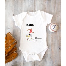 Tuğba Baby Kişiye Özel Baba Zıbın Body Pamuk Babalar Günü Hediyesi