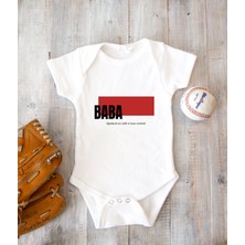 Tuğba Baby Kişiye Özel Baba Zıbın Body Pamuk Babalar Günü Hediyesi