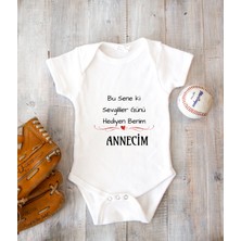 Tuğba Baby Isme Özel Isimli Baskı Yazılabilen Pamuk Anne Baba Sevgililer Günü Bebek Zıbın Body Sevgililergünüu