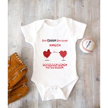 Tuğba Baby Isme Özel Isimli Baskı Yazılabilen Pamuk Anne Baba Sevgililer Günü Bebek Zıbın Body Sevgililergünüu