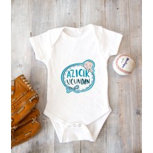 Tuğba Baby Isme Özel Isimli Baskı Yazılabilen Pamuk Sünnet Bebek Zıbın Body 050