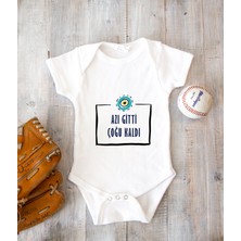 Tuğba Baby Isme Özel Isimli Baskı Yazılabilen Pamuk Sünnet Bebek Zıbın Body 050