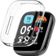 Microcase Xiaomi Watch 3 Active 1.83 Inch Önü Kapalı Silikon Kılıf - AL3173