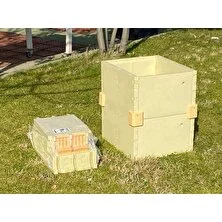 Sedef Beekeeping Plastik Termo Kovan Duvarı Çift Katlı 20 Çerçevelik,  04014