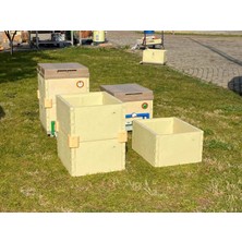 Sedef Beekeeping Plastik Termo Kovan Duvarı Çift Katlı 20 Çerçevelik,  04014