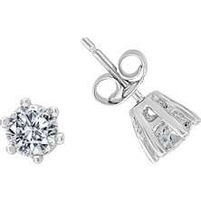 Sirius Pırlanta G Renk 1,03 Karat Pırlanta Tektaş Küpe 0401E0060