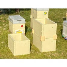 Sedef Beekeeping Plastik Termo Ruşet Kovan Duvarı Tek Katlı 6 Çerçevelik,  04023