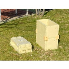 Sedef Beekeeping Plastik Termo Ruşet Kovan Duvarı Tek Katlı 6 Çerçevelik,  04023