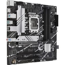 Asus Prıme B760M-A D4-Csm Intel B760 Lga1700 DDR4 5333 Dp Hdmı 2X M2 Usb3.2 Aura Rgb 2.5Gbit Lan Matx (Prıme B760M-A D4-Csm) Anakart