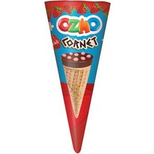 Ozmo Cornet Çilekli Gofret 25G  (  15  Adet  )