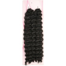 Dorasan Nice Bulk Afro Su Dalgası Saç - Koyu Kestane