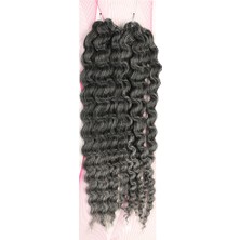 Burada Bulabilirsin Nice Bulk Afro Su Dalgası Saç - Siyah / Gri Ombreli