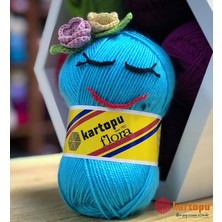 Kartopu Flora El Örgü Ipi 500GR - 725 Lacivert