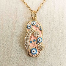 Lola Jewelry Luxury Steel Gold Renk Çelik Kolye