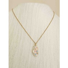 Lola Jewelry Luxury Steel Gold Renk Çelik Kolye