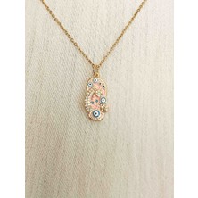 Lola Jewelry Luxury Steel Gold Renk Çelik Kolye