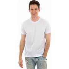 Story Of Basics -Bisiklet Yaka Kısa Kollu Likralı Viskon Erkek T-Shirt