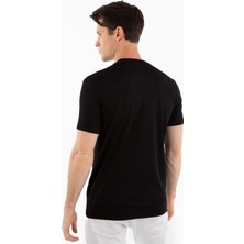 Story Of Basics -Bisiklet Yaka Kısa Kollu Likralı Viskon Erkek T-Shirt