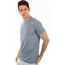 Story Of Basics -Bisiklet Yaka Kısa Kollu Likralı Viskon Erkek T-Shirt