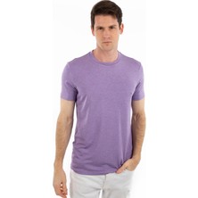 Story Of Basics -Bisiklet Yaka Kısa Kollu Likralı Viskon Erkek T-Shirt