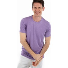 Story Of Basics -Bisiklet Yaka Kısa Kollu Likralı Viskon Erkek T-Shirt
